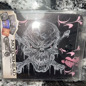 Motörhead Classic Print wallet Pink Hearts Skull Snap